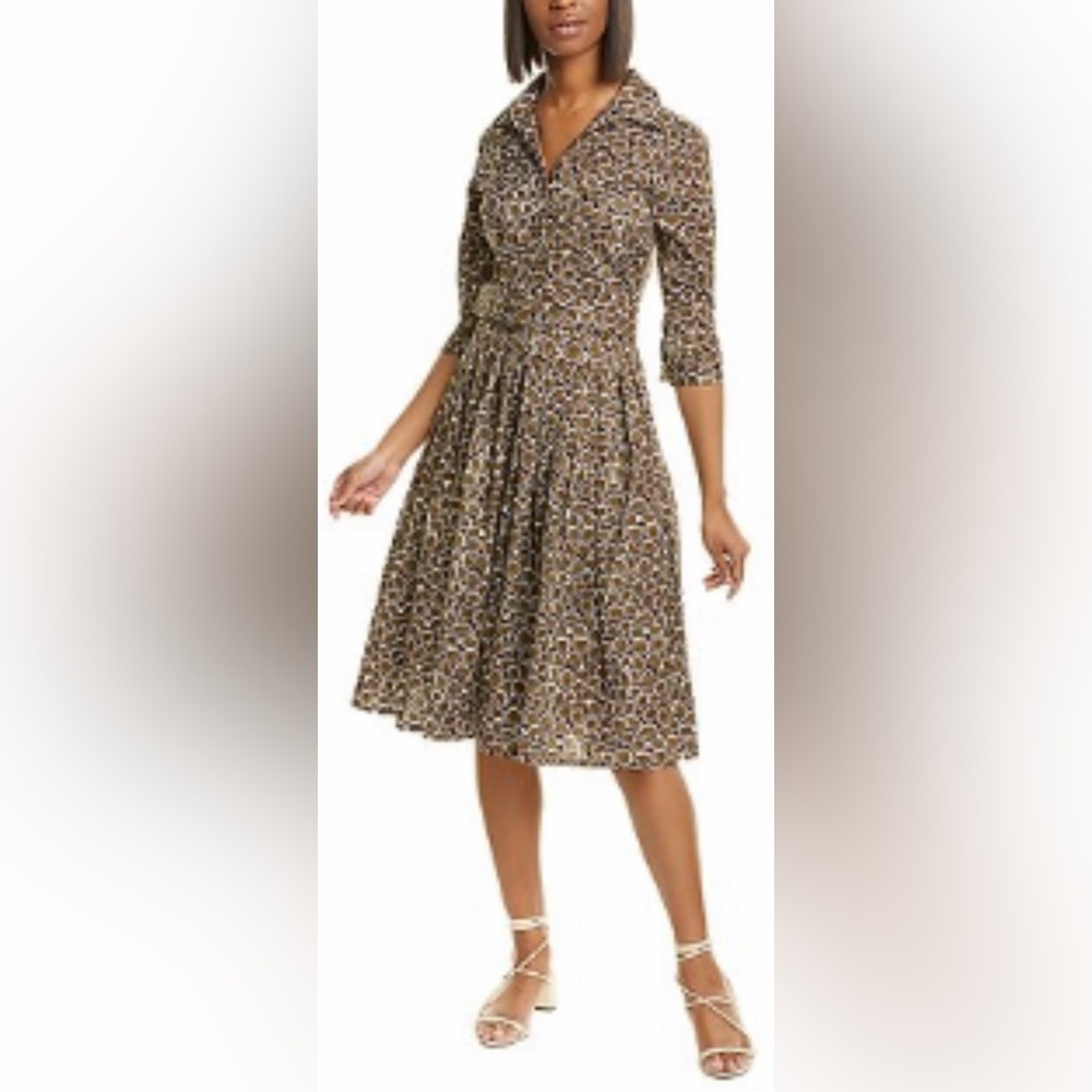 Samantha Sung Baby Giraffe Print Dress, Size 10